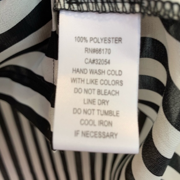 Urban Outfitters Black and White Stripe Blouse - Picture 4 of 4